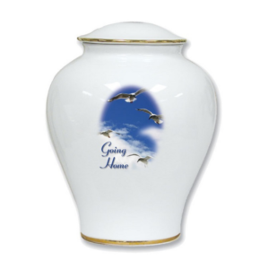 Going Home Porcelain Urn